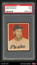 1949 Bowman #77 Ernie Bonham Pirates RC PSA 7 - NM