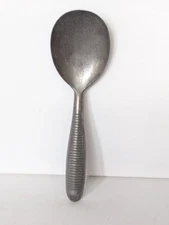 Vintage Ice Cream Scoop Paddle Spade Aluminum Metal Ribbed Handle Taiwan 8 1/2"