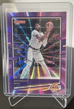Anthony Davis, #168, 2020-2021, Panini Donruss, Purple Laser, 46/99
