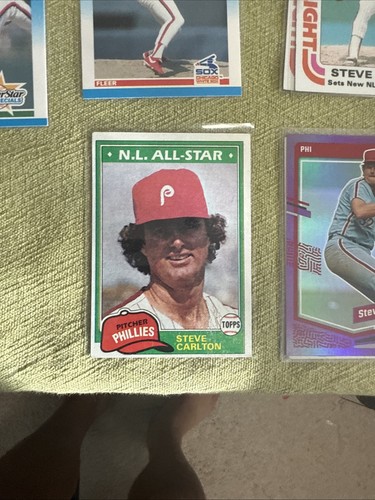 Steve Carlton Lot 60 Karten Philadelphia Phillies. White Sox. Cardinals. - Bild 10 von 18