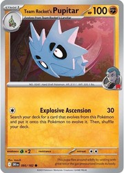 Team Rocket's Pupitar 095/182 Destined Rivals