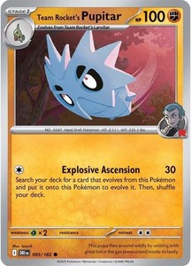 Team Rocket's Pupitar 095/182 Destined Rivals