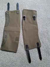 Vintage Style Bundeswehr Militär Gamaschen grün Canvas