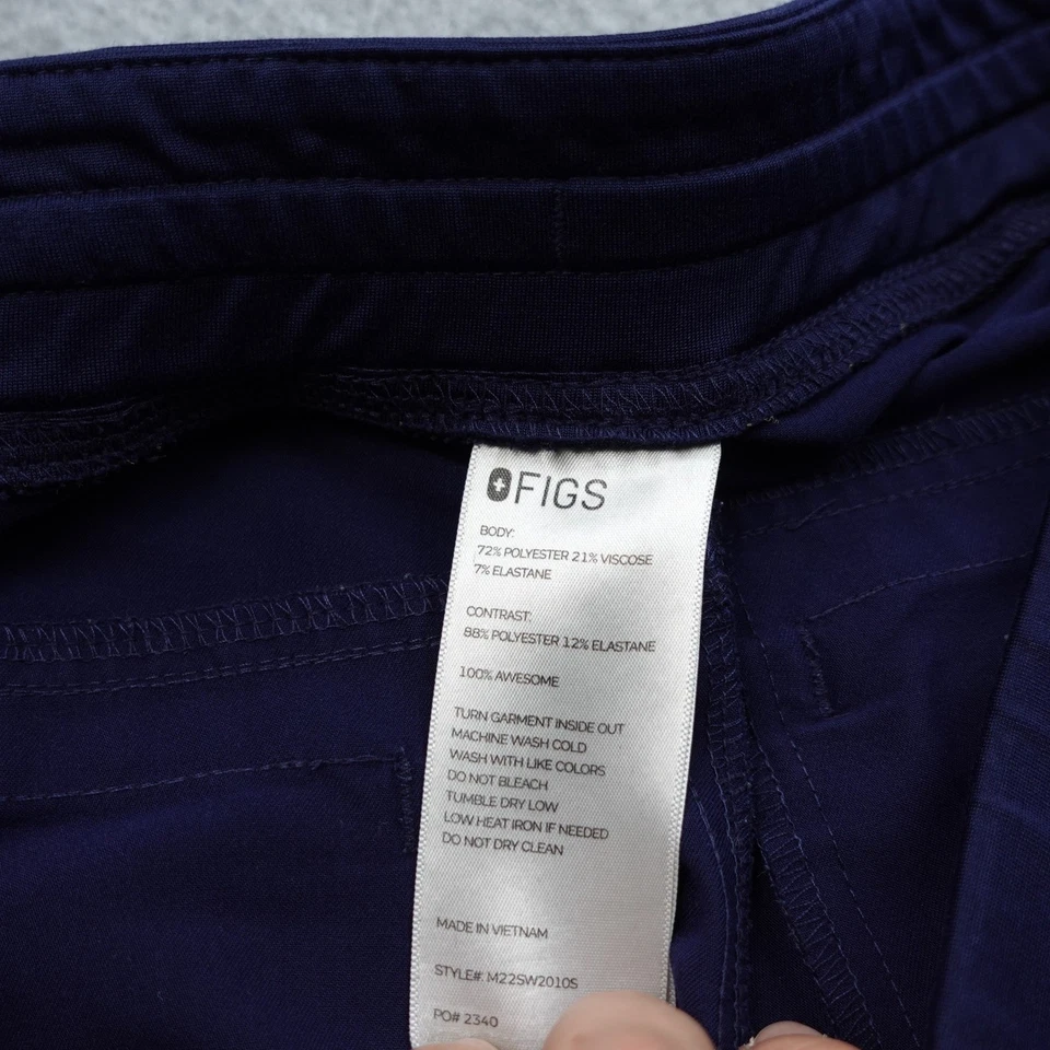 FIGS техническая коллекция груза скраб брюки комфорт эластичной синий фиолетовый мужской S - Изображение 3 из 4