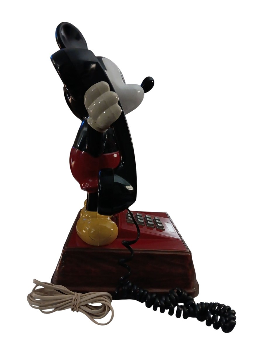 VTG Disney Channel Mickey Mouse Telephone Super Rare HTF Untested