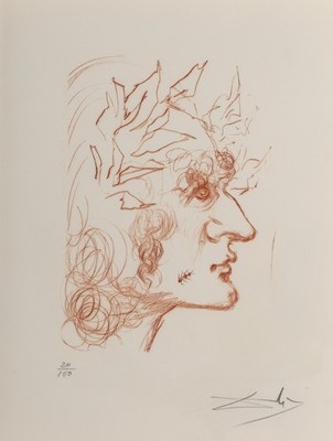Salvador Dalí Viel Lärm um Shakespeare 1968 Bild 1 A1-A4 Plakat Kunst Gemälde