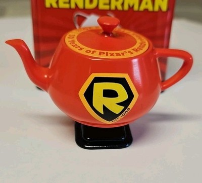 ★レア★ Pixar Renderman Walking tea pot PIXAR RenderMan 30th Anniversary Walking Teapot (READ) | eBay
