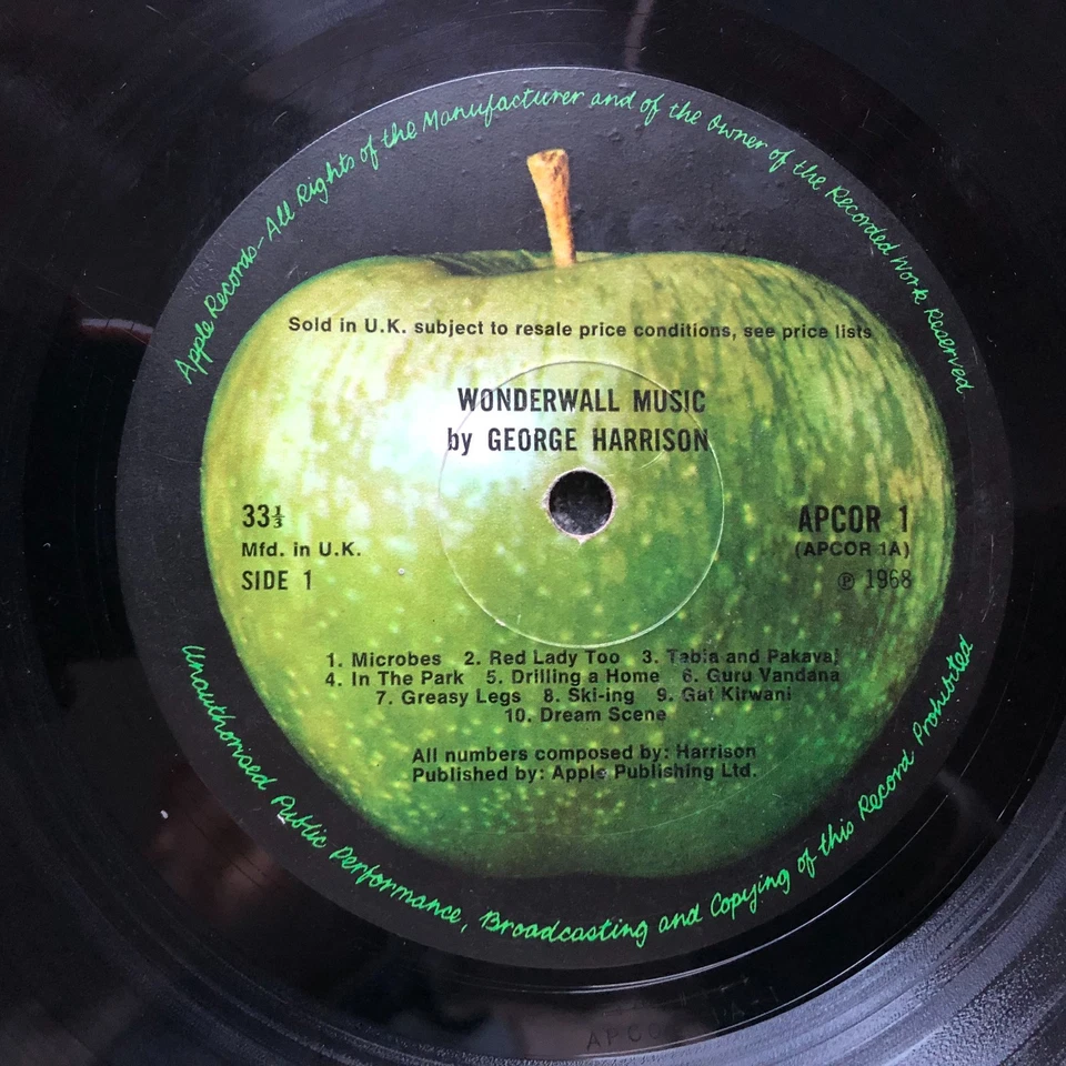 George Harrison Wonderwall Music 1968 Uk Apple Vinyl LP Box Apcor 1 Mono - Image 4 of 4