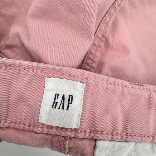 Gap Shorts Womens 16 (37x4.5 ACTUAL) Pink Downtown Khaki Chino + Pockets Coastal - Picture 4 of 8