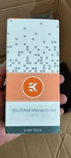 EKWB EK-RAM Monarch X4 - Nickel Plexi Four-slot memory Cooling block