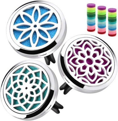 30mm Car Vent Clip Diffuser for Essential Oils - Aromatherapy Air Freshener