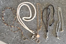 Sparkly Blingy Fancy Lanyard Key Chain Badge Holder Lot Of 5