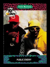 Public Enemy 60 Yo! MTV Raps 1991 Trading Card TCG