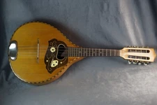 Vintage WALTHARI Mittenwald German Mandolin Project Repair 3 Cracks As-Is