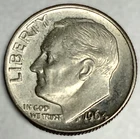 1964-P Roosevelt Dime - Circulated Condition - 90% Silver - US Coin - 3216