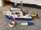 Complete Set - Vintage 1989 Playmobil Coast Guard - Lot 3599