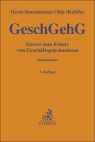 Gesetz Zum Schutz Von GeschäFtsgeheimnissen. Geschgehg ~ Bjö ... 9783406806513