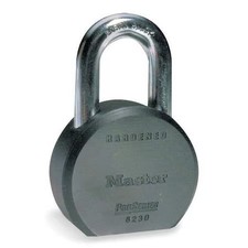 Master Lock 6230Kalh-10G018 Padlock, Keyed Alike, Long Shackle, Round Steel