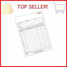 Adams Sales Order Book, 2-Part, Carbonless, White/Canary, 5-9/16 x 8-7/16 Inches