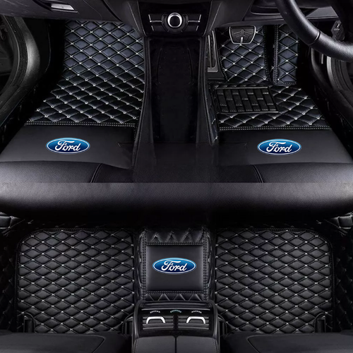 For Ford 2000-2025 Handmade all-weather waterproof PU leather floor mat - Picture 58 of 90
