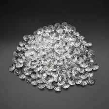 MTYIQS 200Pcs/Set 14MM Transparent K9 Crystal Beads Chain Refraction Glass Chand