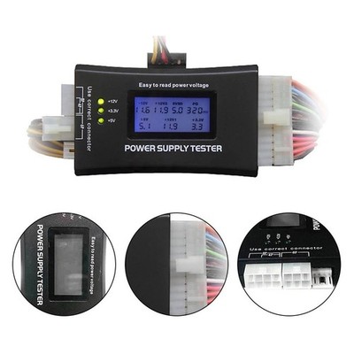 Netzteil Tester PC Computer LCD 20/24 Pin 4 PSU ATX BTX ITX SATA HDD Digital