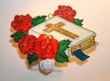 New Bible with Roses Night Light Home Decor Free Ship