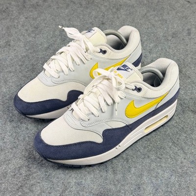 Nike Air Max 1 Blue Recall White Tour Yellow 2018 AH8145-105 Mens 9