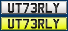 Utterly fabulous private personalised number plate - UT73 RLY