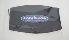 Lucas Oil Racing Black Face Mask Adult Universal Size Rectangle - New