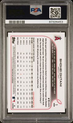 2022 TOPPS CHROME X-FRACTOR #1 SHOHEI OHTANI PSA 9 | eBay