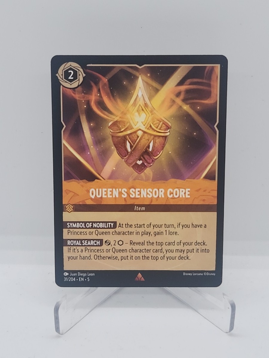 Disney Lorcana TCG Queen's Sensor Core 31/204 Shimmering Disney Lorcana TCG Queen's Sensor Core 31/204 Shimmering