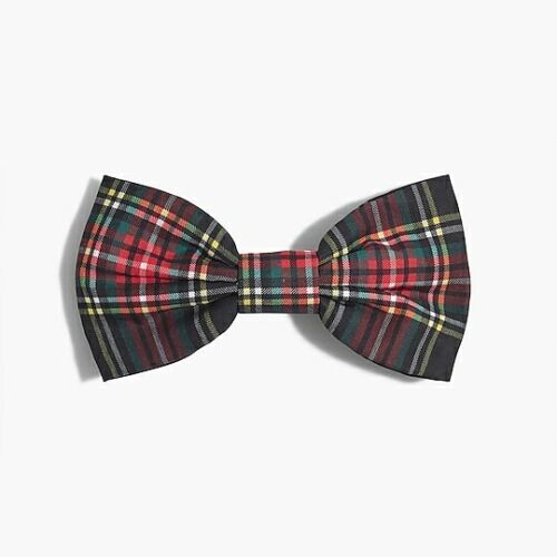 J.Crew Sheer Bow Hair Tie Barrette in Chiffon Brown Leopard  display picture 3