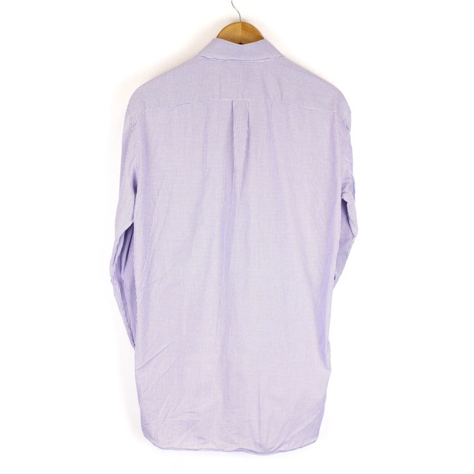 Camicia formale uomo BOGGI MILANO taglia 39 15 1/2 regular fit viola cotone m... - Immagine 2 di 4