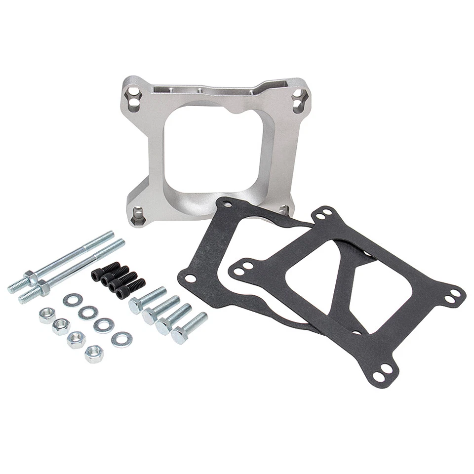 Adaptador de carburador de alumínio 1932 furo quadrado carburador para espalhar coletor de furo - Imagem 2 de 4