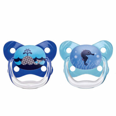 Dr Brown's PreVent Pacifiers 2-Pack 0-6 Months Blue