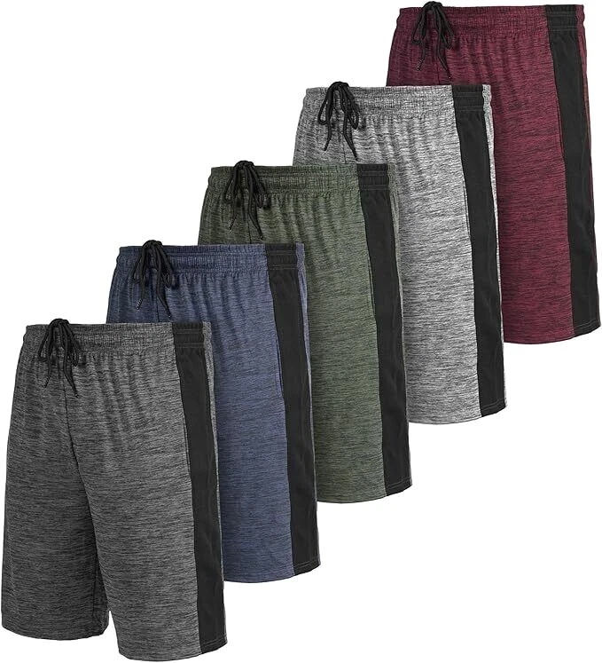 [5 Pack] Men’s Basketball Shorts Active Athletic Running Workout Training Gym
Opens in a new window