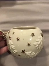 Lenox Christmas Candlelights Tree. Ornament Votive Candle Holder Vintage