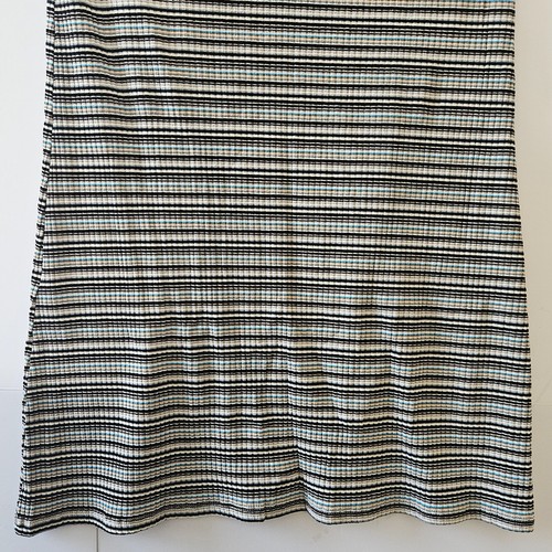 American Eagle Size L Multi-Colored Striped Soft Form Fitting Halter Tank Dress - Picture 4 of 24