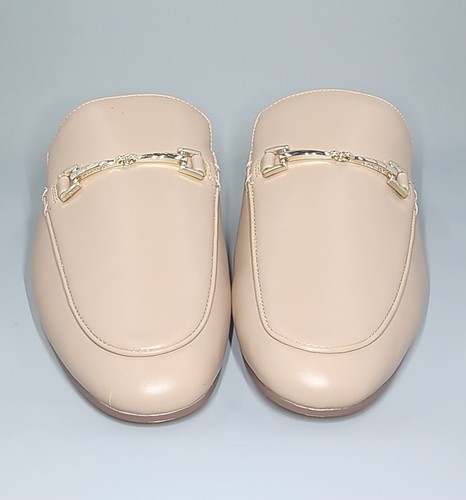 JENN ARDOR Women's Nude Mules Flat Loafer Backless Slip-on Shoes 8.5 New !! - Picture 7 of 10