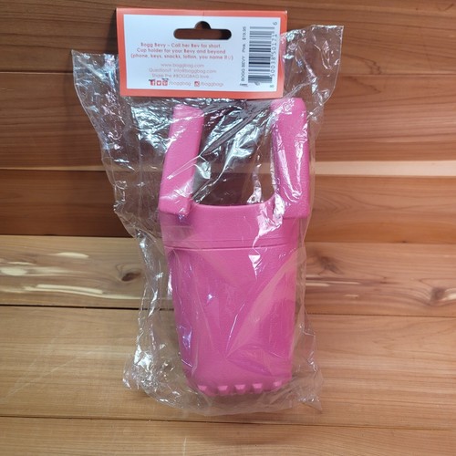 Bogg Bevy Cup Holder NWT Hot Pink Barbie Beverage Carrier For Bag - Picture 4 of 6