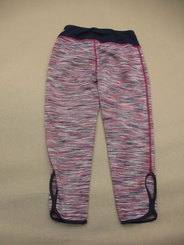 ZELLA Size L (10-12) Girls Multicolor Leg Cutout Mid Rise Gym Crop Leggings 403 - Picture 7 of 8