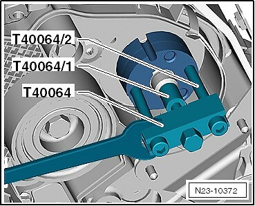 Extracteur de pignon de pompe à injection TDI VW AUDI VAG T40064 - Foto 1 di 3