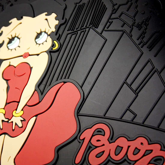 Juego de 4 alfombrillas de goma Betty Boop delanteras traseras coche camión nuevas para Kia Foto 4 de 4