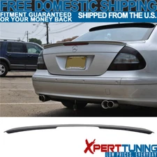 Fit For 03-09 Benz E-Class W211 4Dr AMG Style Unpainted ABS Trunk Spoiler
