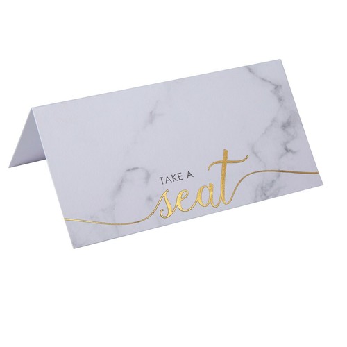 25 Table Place Name Cards - Plain for Wedding, Dinner Parties, Birthday Party - Picture 13 of 13