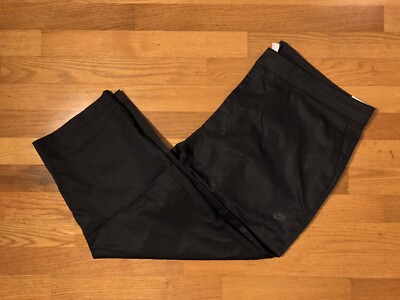 New 36 Nike Men's Sportswear Essentials Unlined Cropped Pants DD7032-010 Black