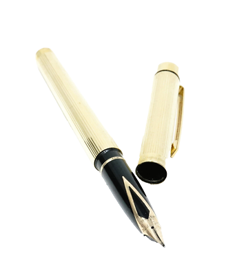 Sheaffer Fountain Pen Targa Gold Nib 14K 585 *No Ink* | eBay