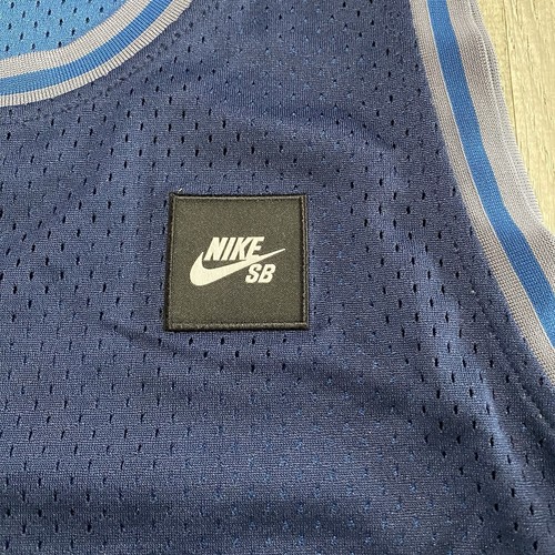Nike SB Basketball Jersey Top Reversible Mesh Blue FN2597-410 Unisex Adult Small - Picture 7 of 12