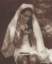 Lana Del Rey Poster - Vintage Wedding Dress Poster, Unframed